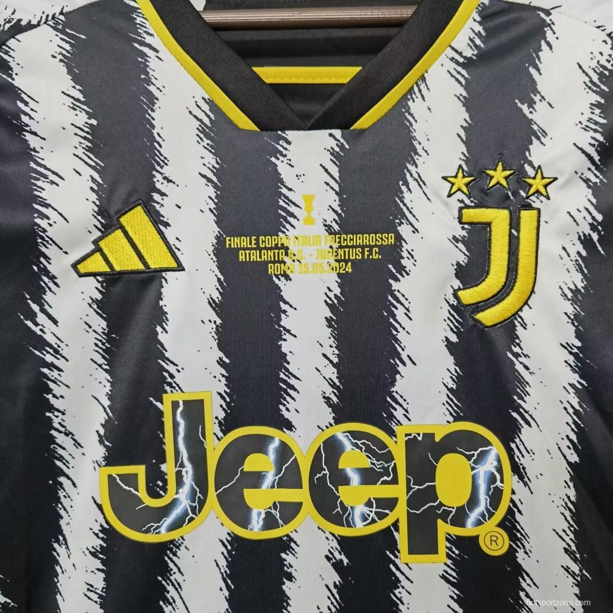 23/24 Juventus Home Coppa Italia Final Jersey