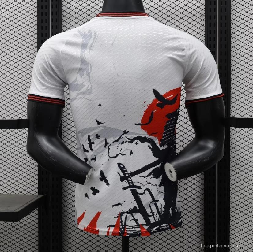 Player Version 2024 Japan White Japanese Samurai Jersey