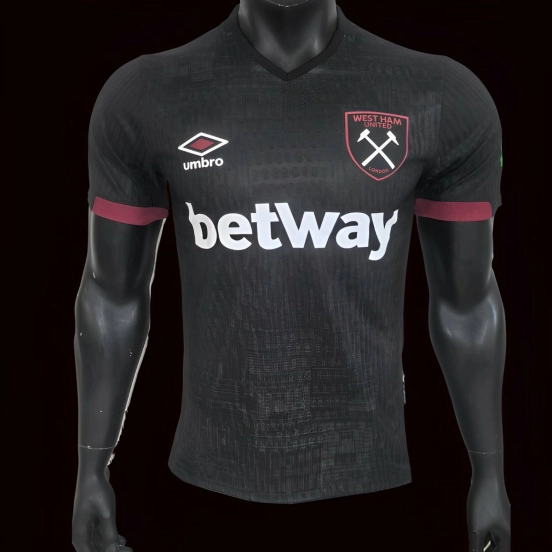 Player Version 24/25 West Ham United Away Black Jersey