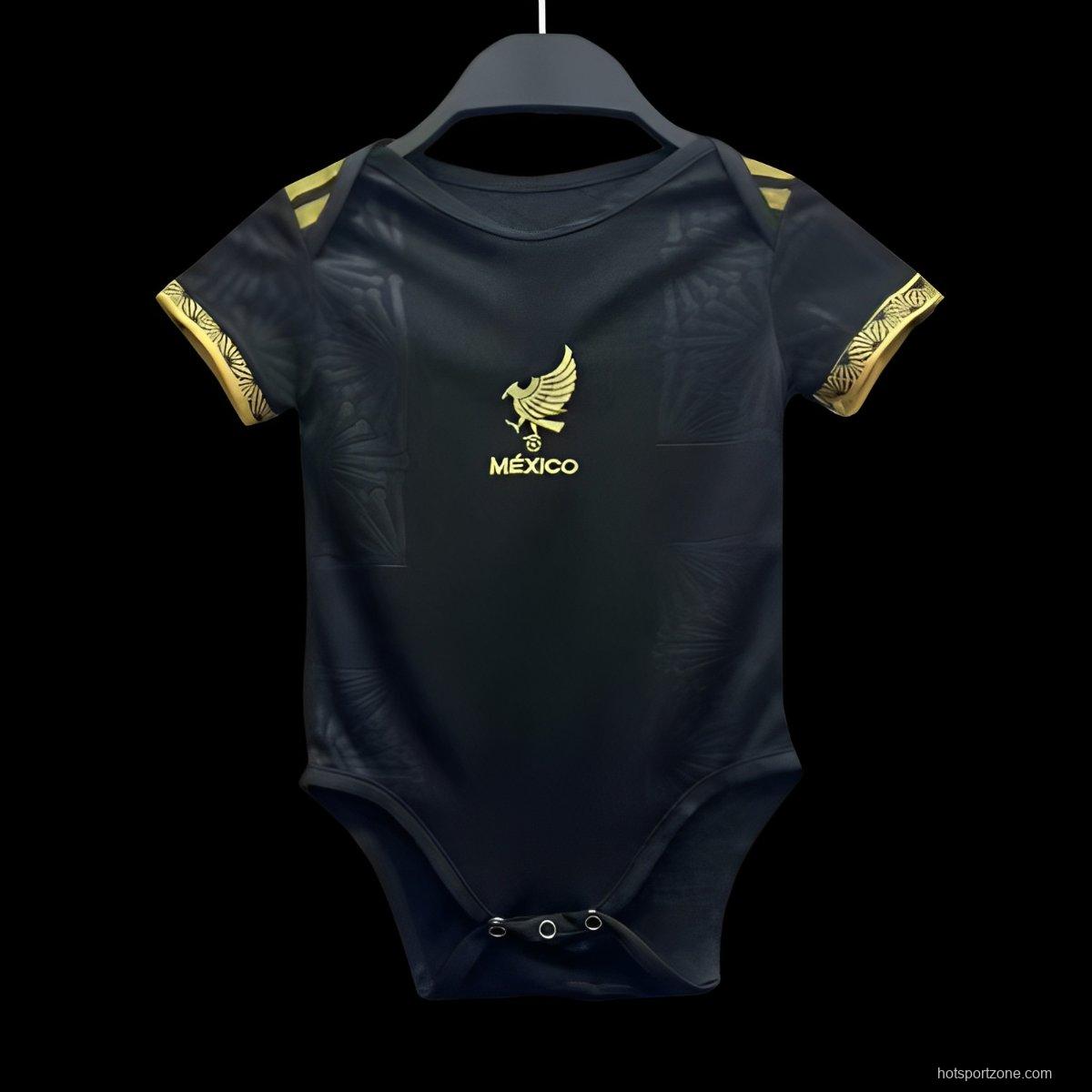 Baby 2025 Mexico Gold Cup Black Special Jersey