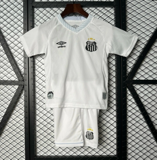 25/26 Kids Santos Home Size 16-28 Jersey