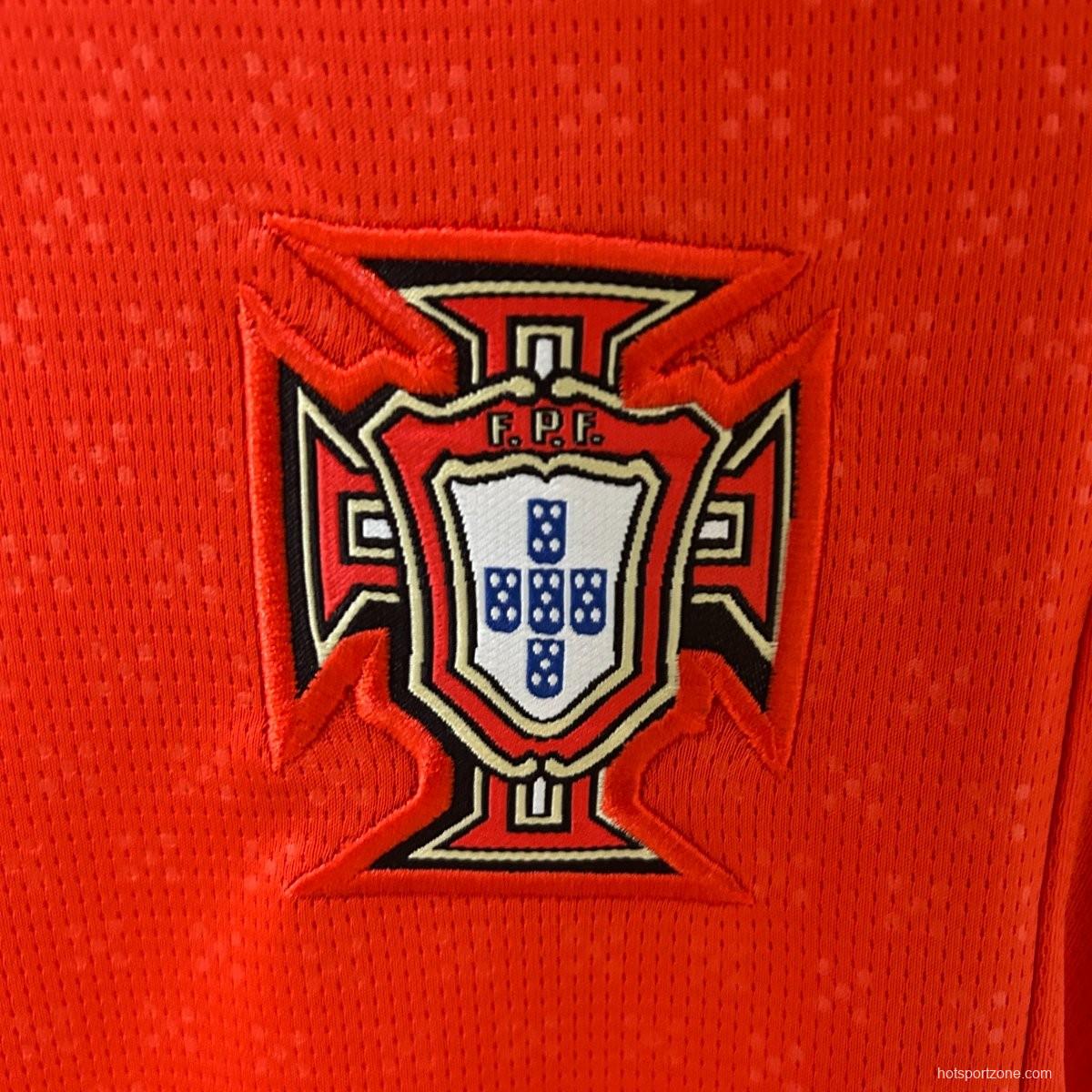 2025 Kids Portugal Home Jersey