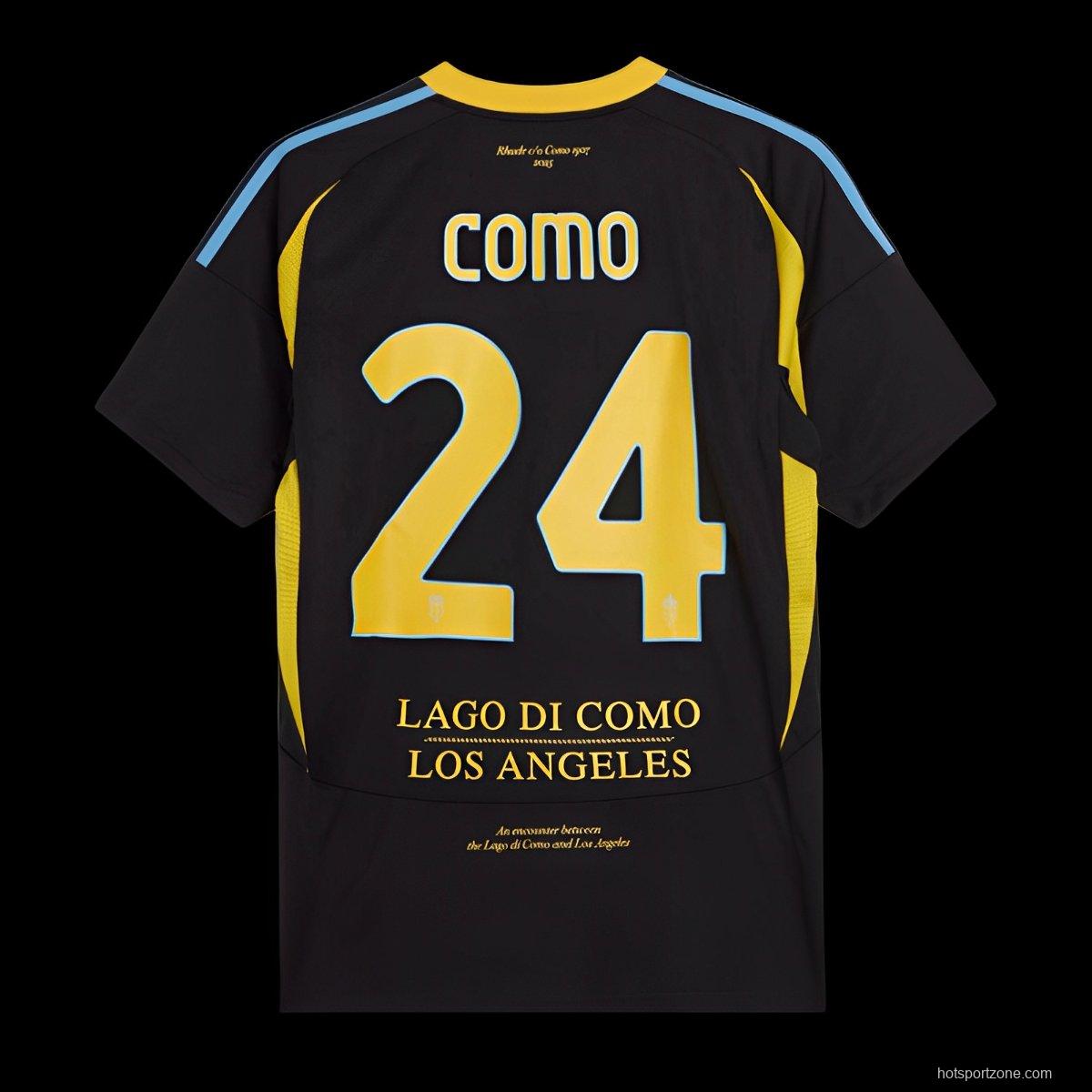 24/25 COMO 1907 Forth Black Jersey