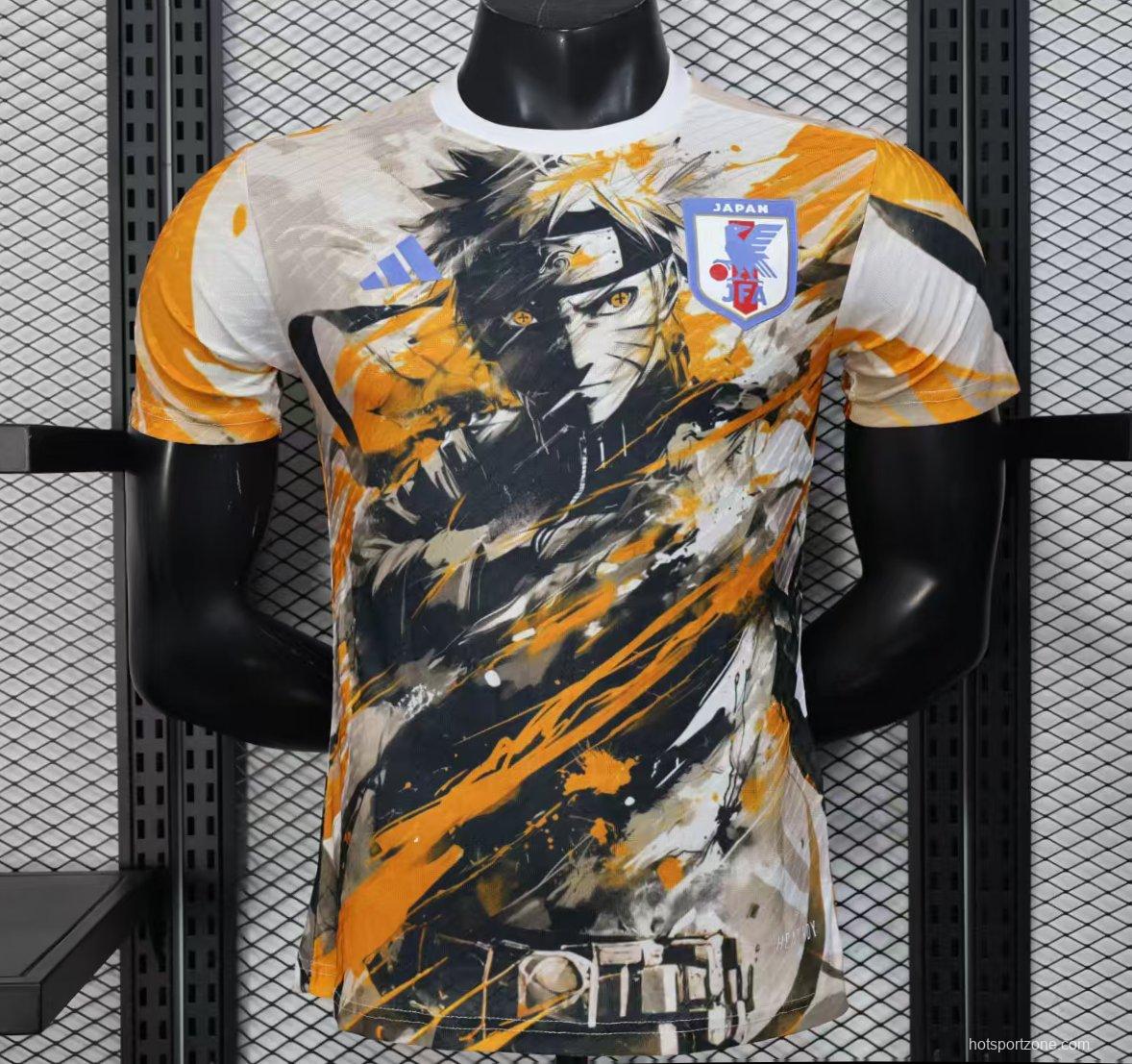 Player Version 2025 Japan Naruto Inspired Design Anime Style Jersey