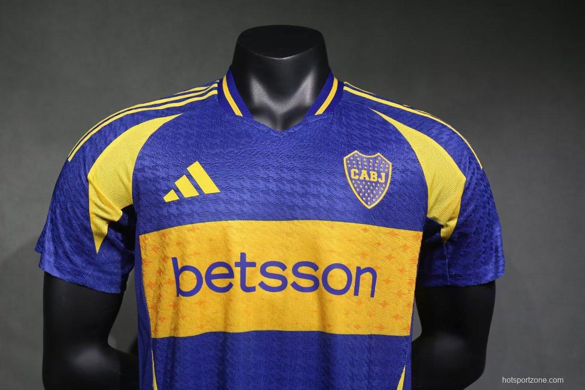 Player Version 25/26 Boca Juniors Blue/Yellow Special Jersey