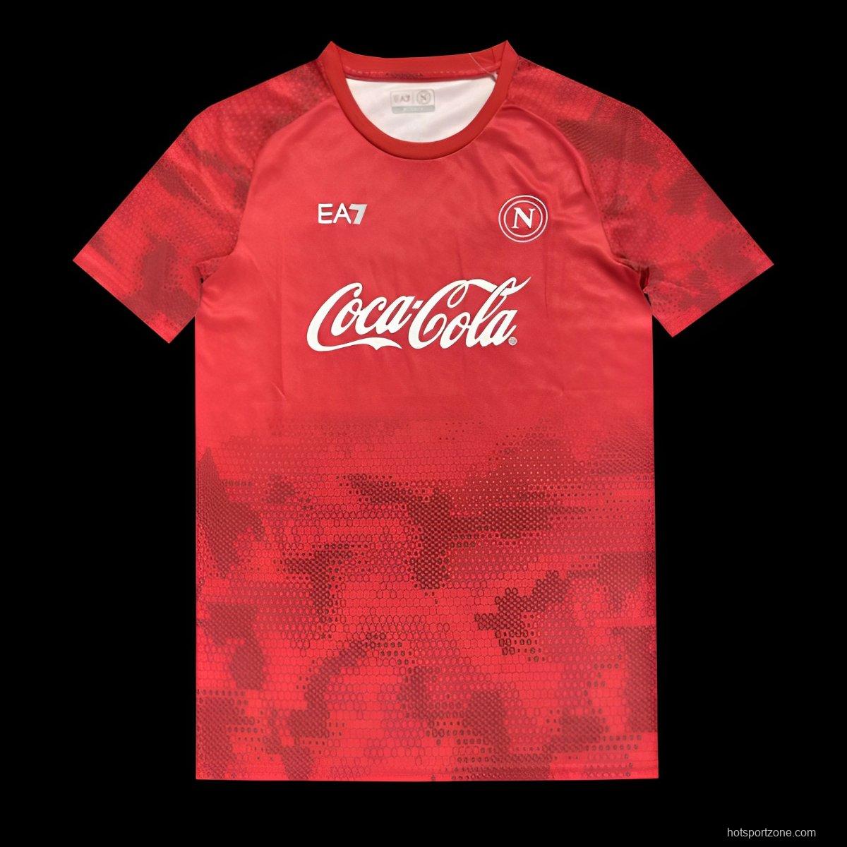 25/26 Napoli Red Pre-Match Jersey