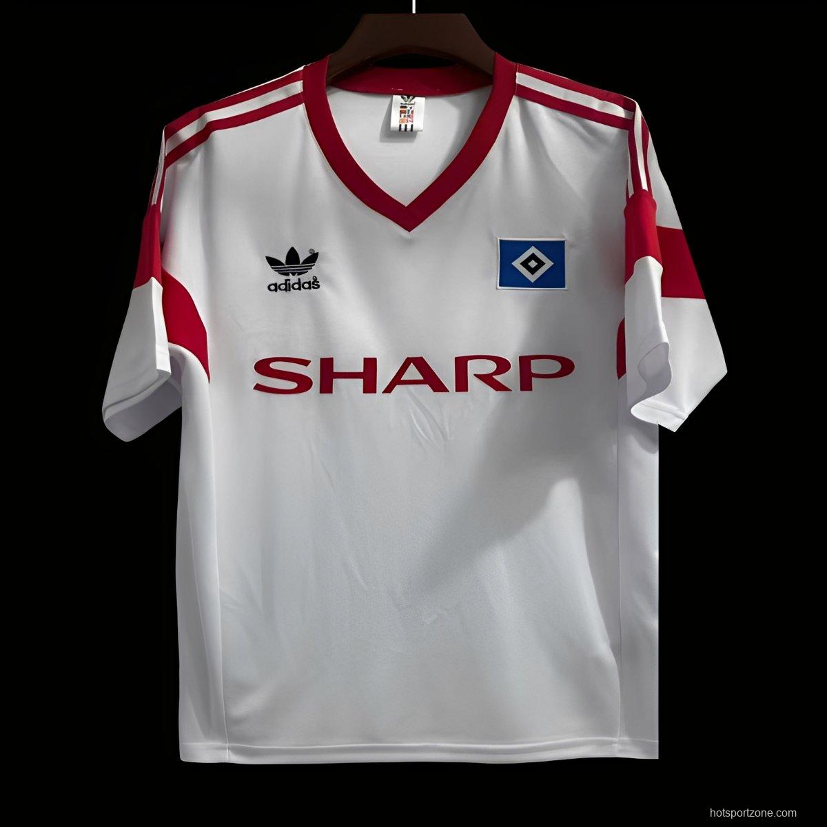 Retro 88/89 Hamburger SV Home Jerey