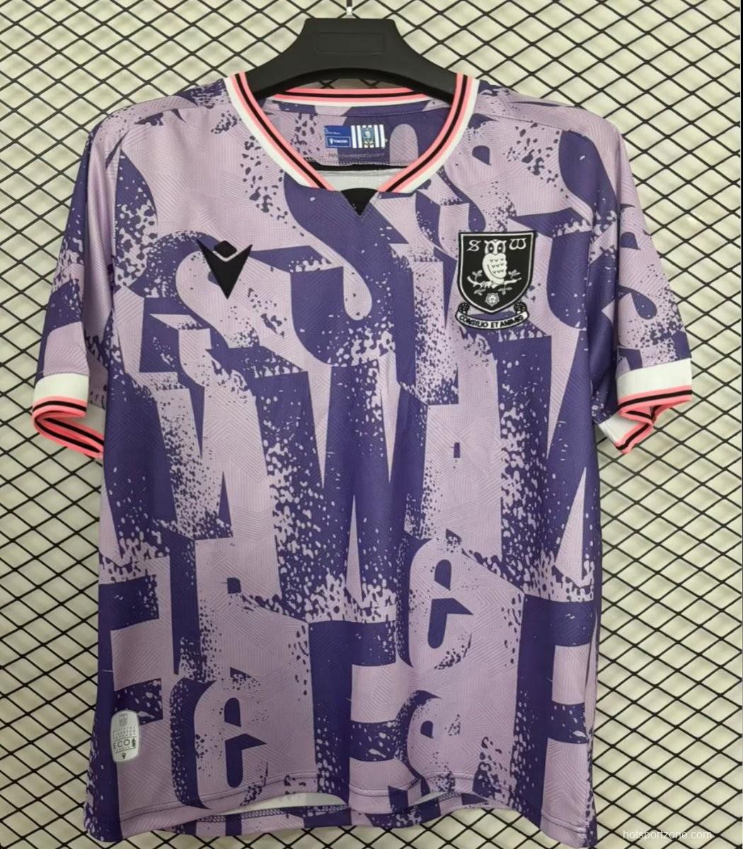 25/26 Sheffield Wednesday Away Purple Jersey
