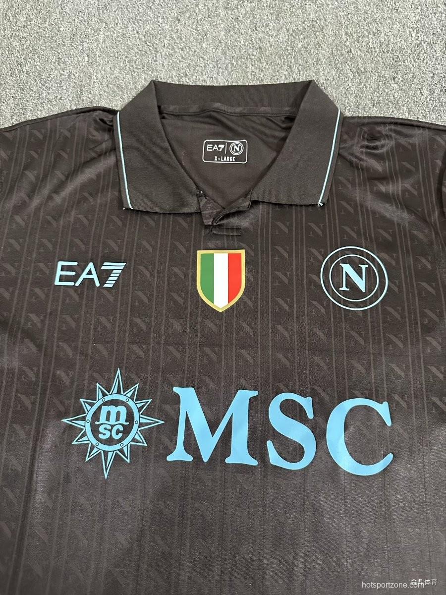 25/26 Napoli Third Black Jersey