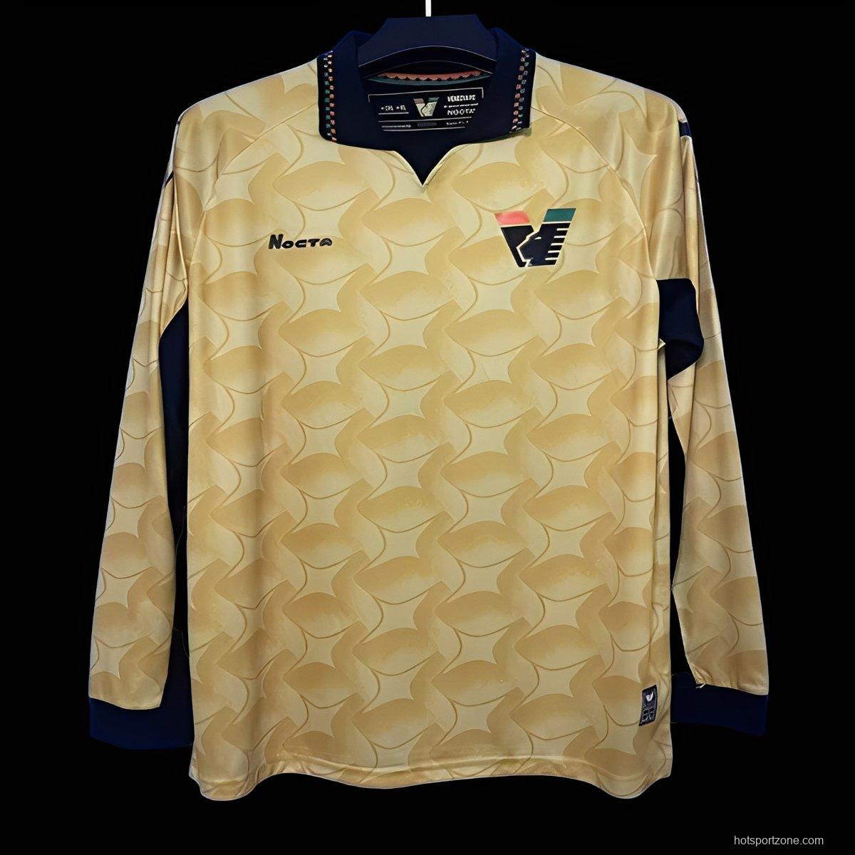 25/26 Kids Venezia Golden Goalkeeper Long Sleeve Jersey