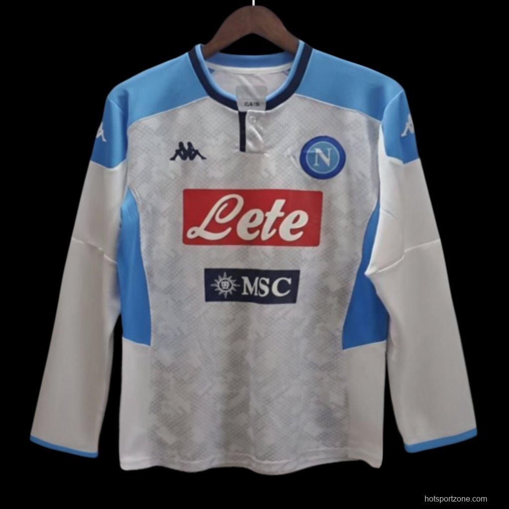 Retro 19/20 Napoli Away Long Sleeve Jersey