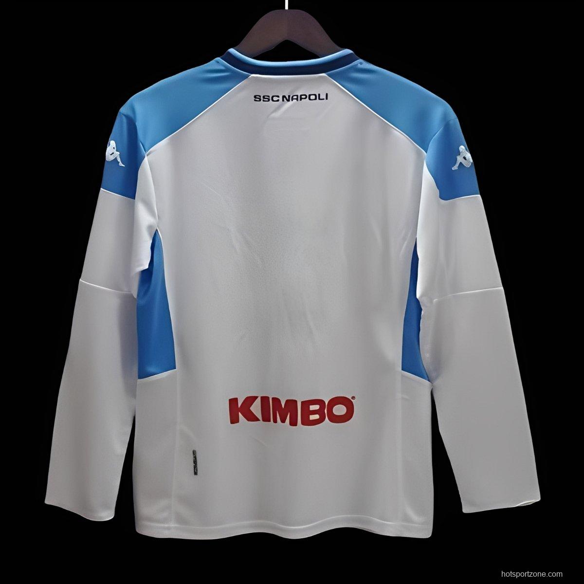 Retro 19/20 Napoli Away Long Sleeve Jersey