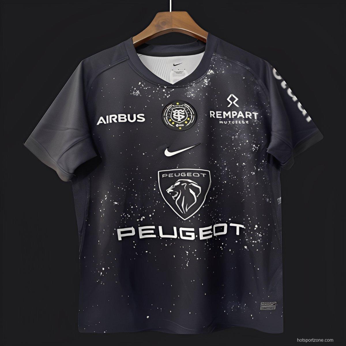 25/26 Toulouse Black with Galaxy Splatter Jersey