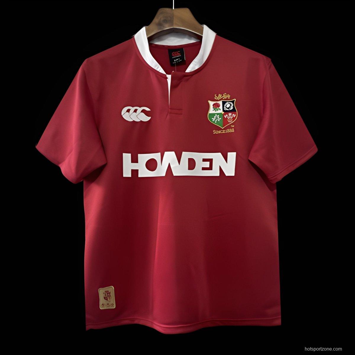 2026 British & Irish Lions Red with White Trim Jersey