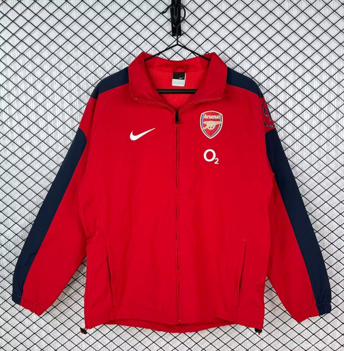 Retro 04/05 Arsenal Home Red Windbreaker