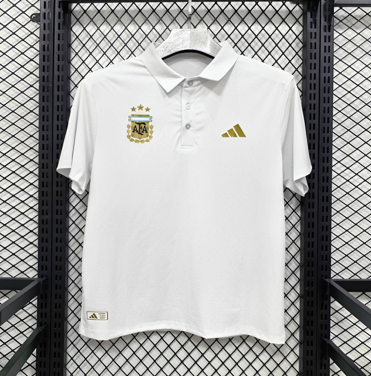 2026 Argentina White Polo Jersey
