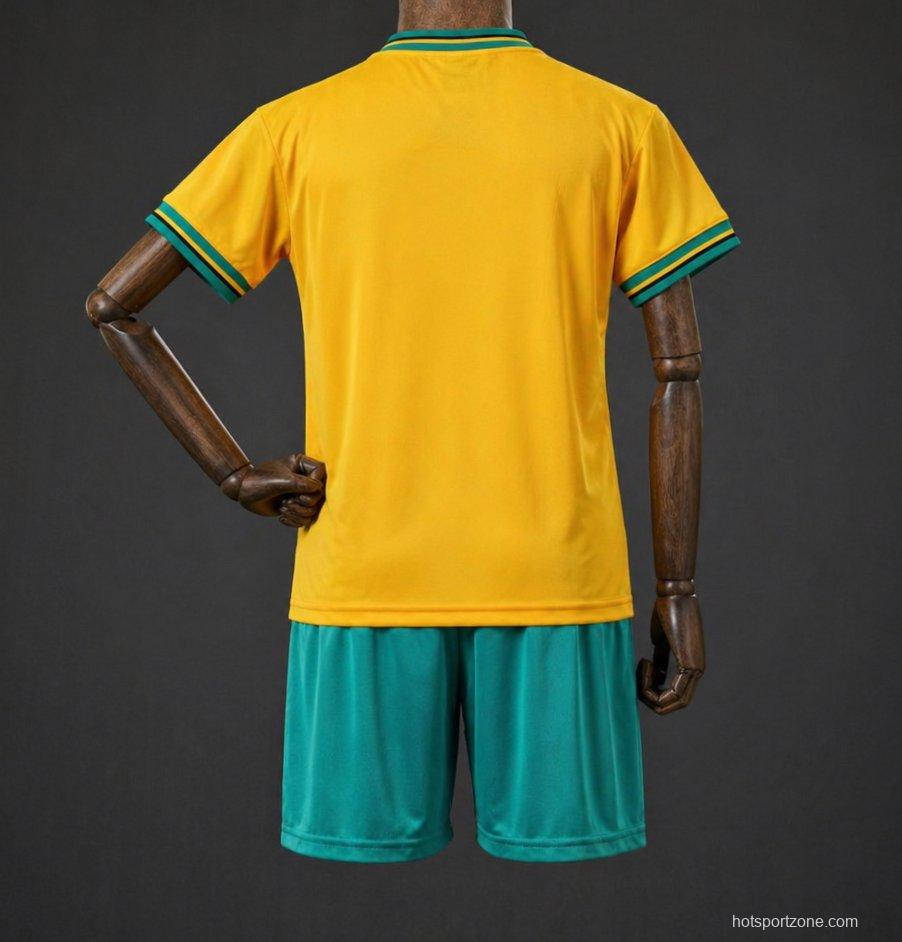 Retro Kids 1993-95 Bayern Munich Away Yellow Jersey