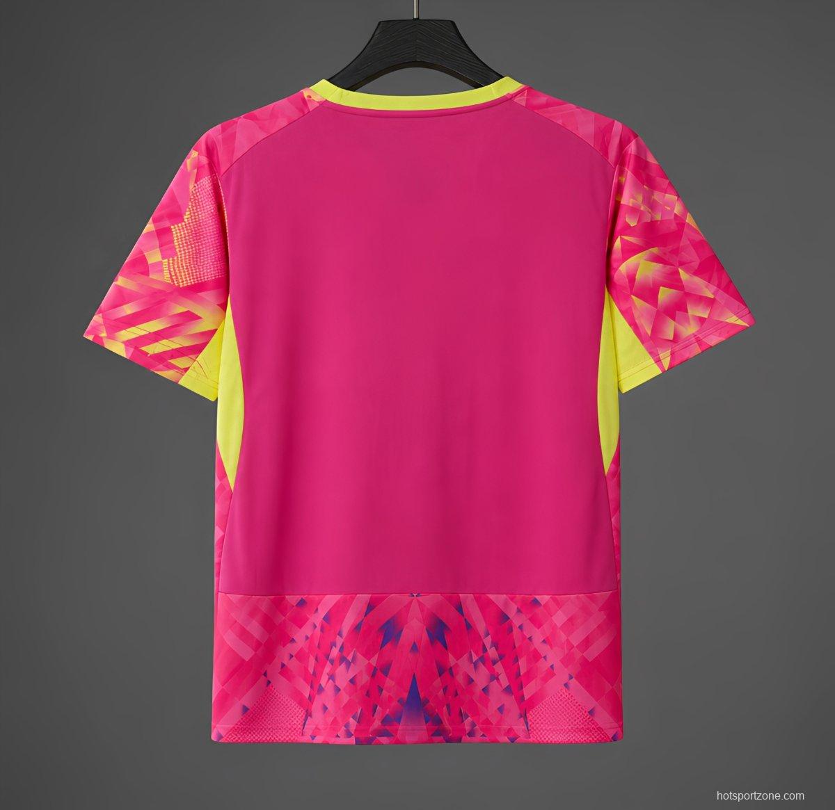 2026 Portugal Pink Goalkeeper Jersey