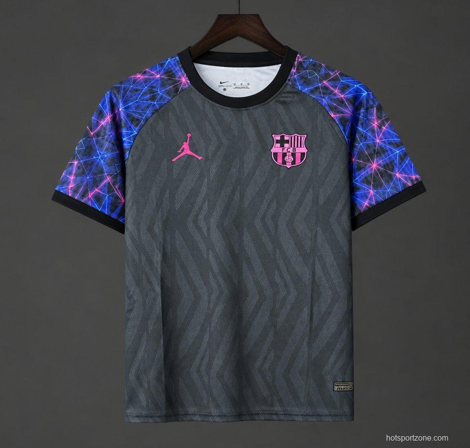 26/27 FC Barcelona x Jordan Special Edition Black Training Jersey