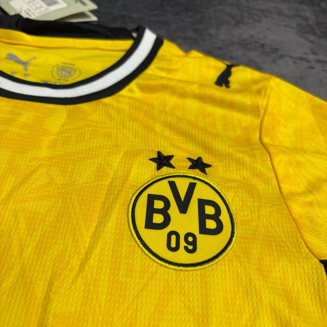 26/27 Kids Borussia Dortmund Home Yellow/Black Jersey