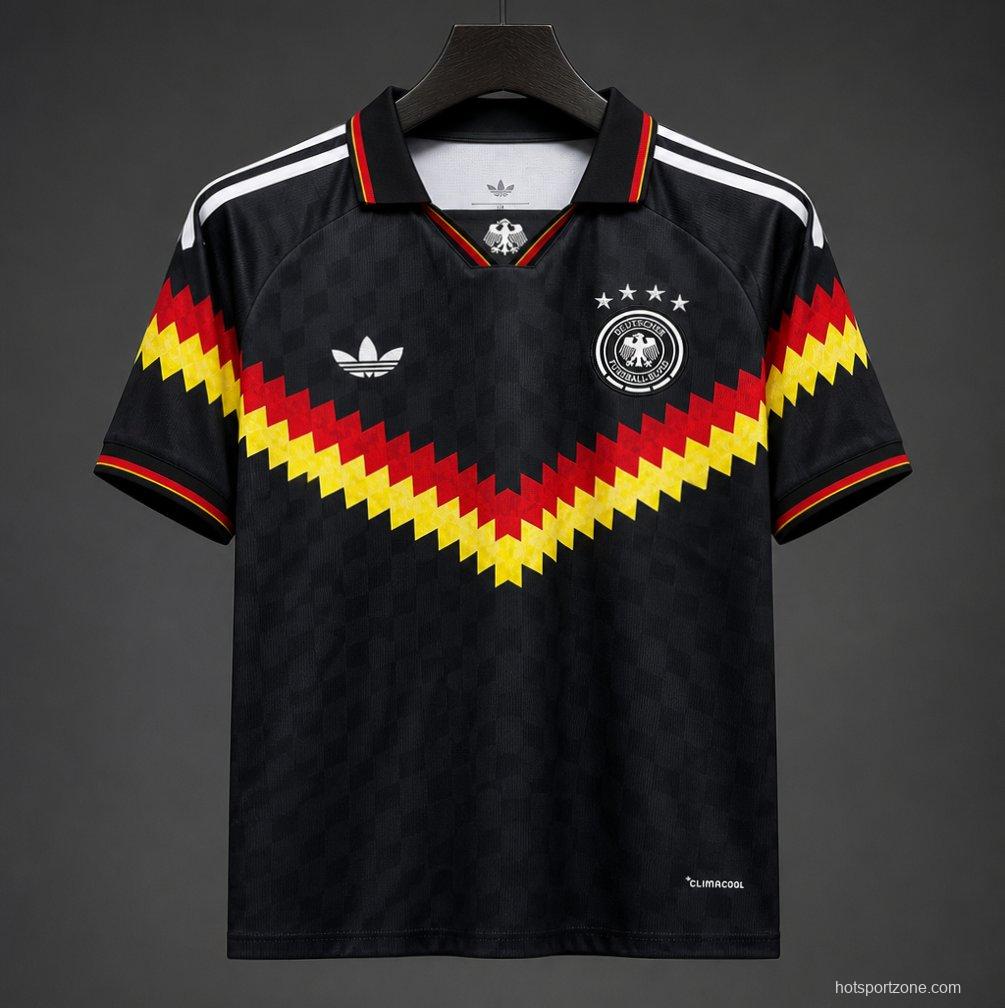 2026  Germany Special Edition Black 1990s Vintage Style Concept Jersey