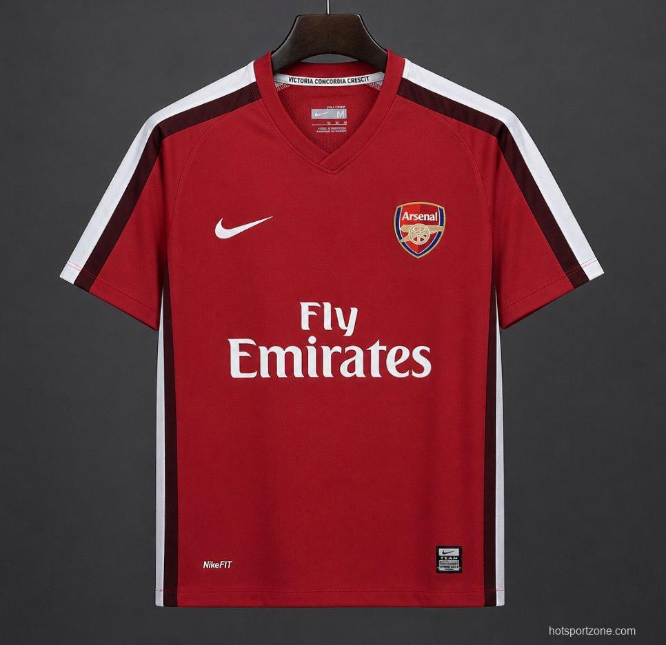 Retro 08/10 Arsenal Home Jersey