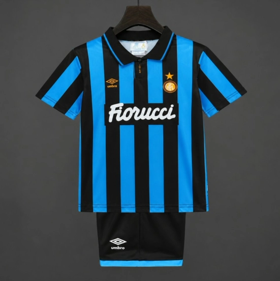Retro 92/94 Kids Inter Milan Blue-Black Home Jersey