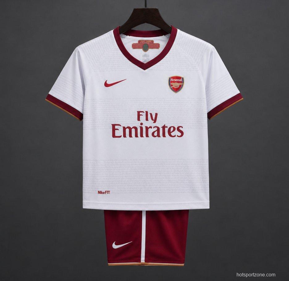 Retro Kids 07/08 Arsenal Away Jersey