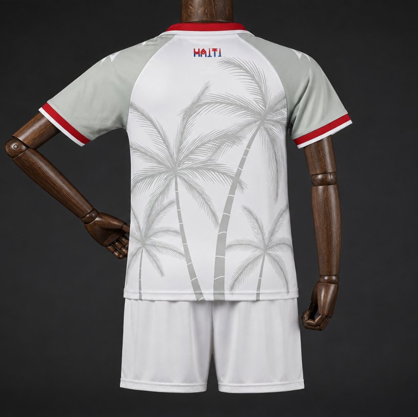 2026 Kids Haiti World Cup Third White Jersey