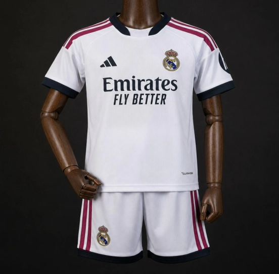 26/27 Kids Real Madrid Home Jersey