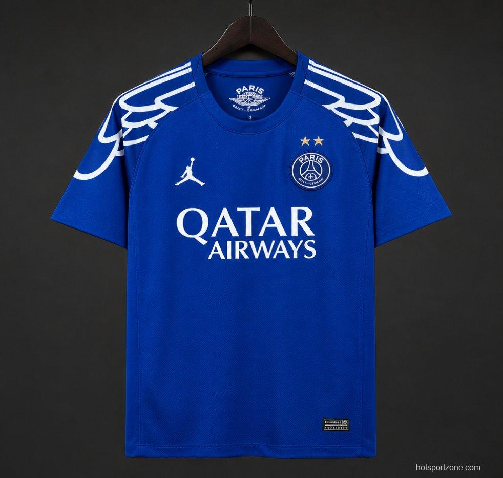 2 Stars 24/25 PSG Forth Blue Jersey