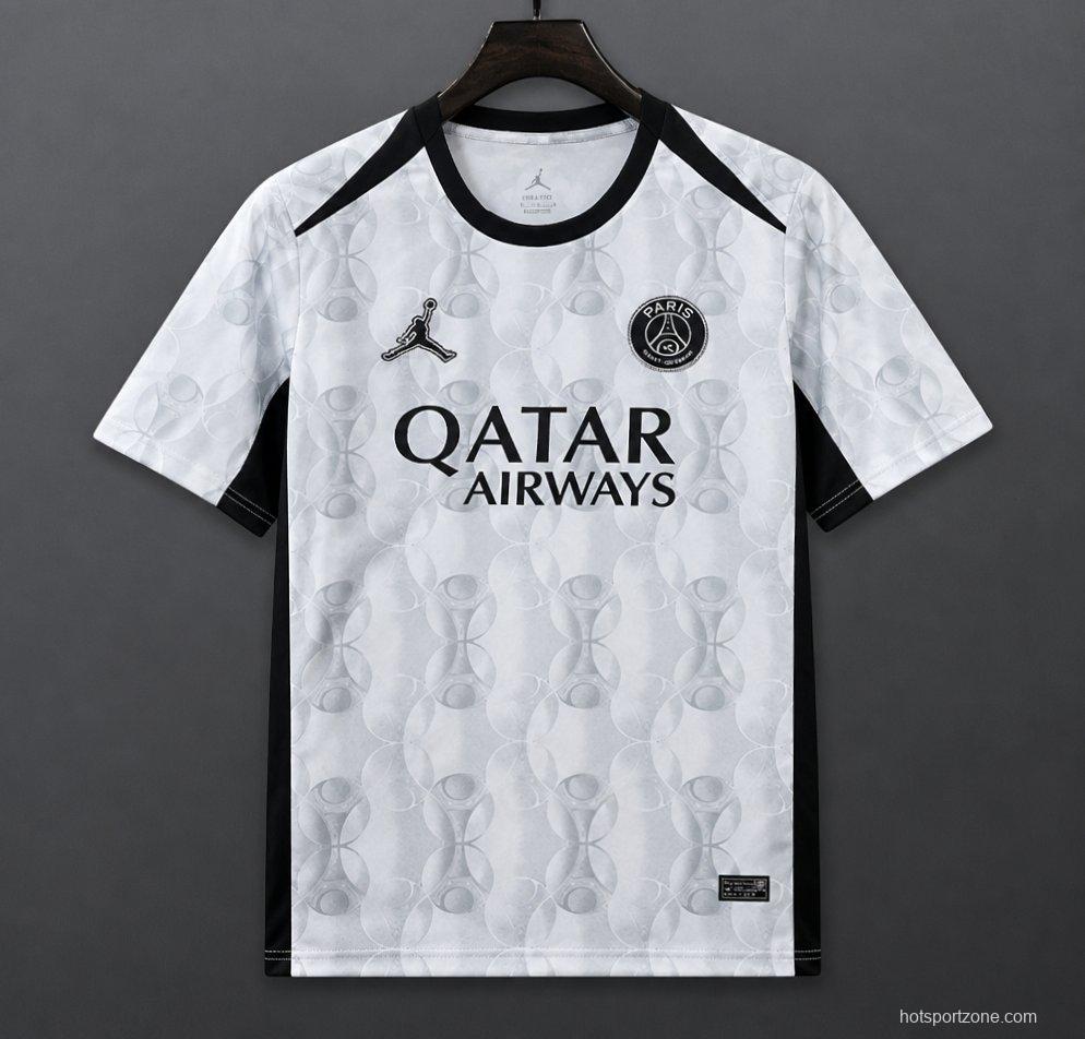 26/27 PSG/Paris Saint-Germain Academy Pro Pre-Match Grey Jersey
