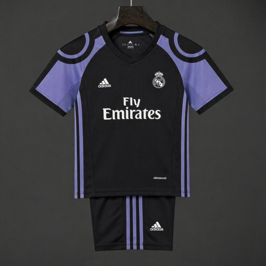 Retro Kids 16/17 Real Madrid Third Jersey