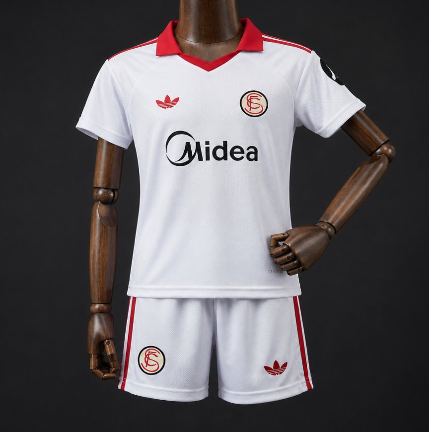 2025/26 Kids Sevilla FC Vintage Kit
