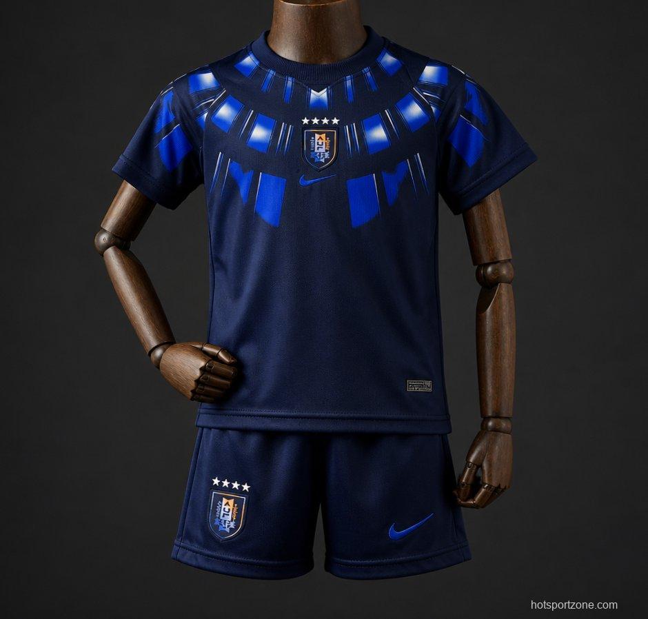 2026 Kids Uruguay World Cup Away Kit