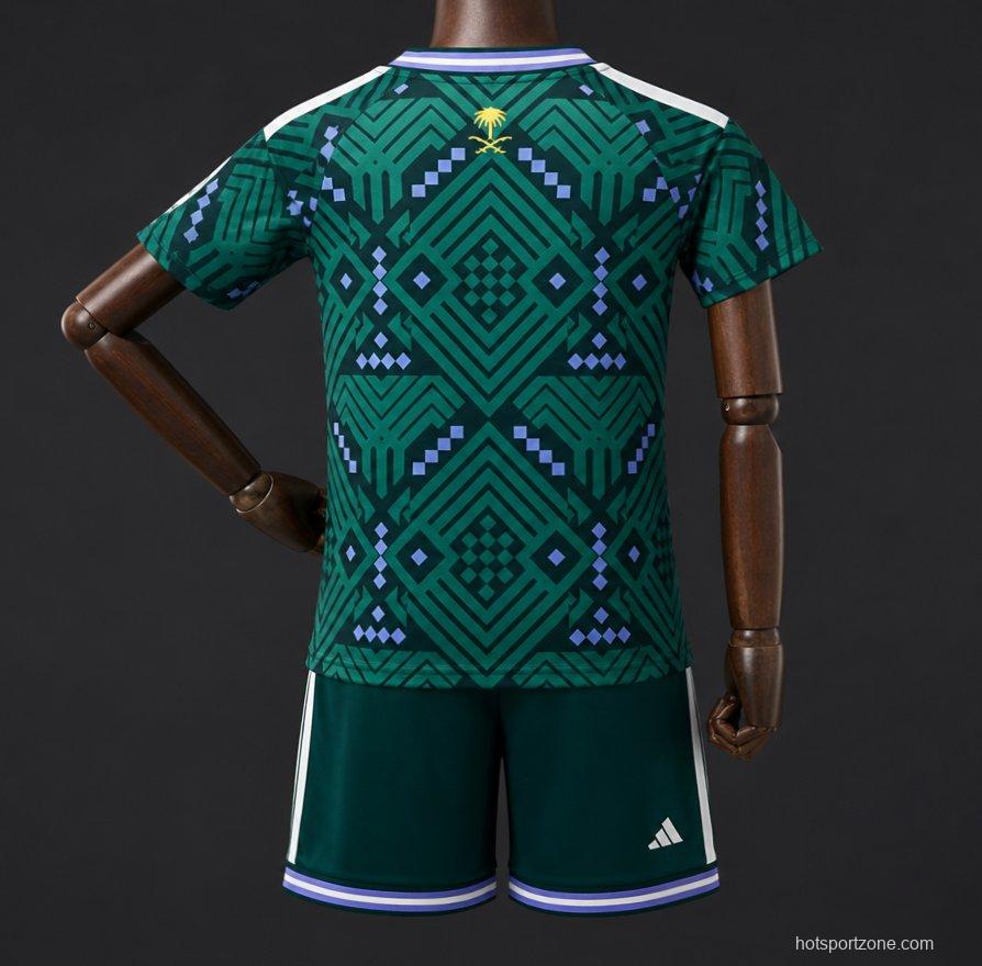 2026 Kids Saudi Arabia Home Jersey