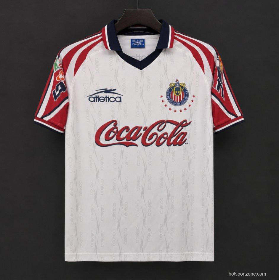 Retro 98/99 Chivas Guadalajara Away White Jersey