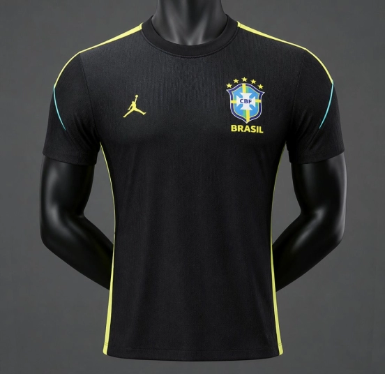 2026 Brazil Black Training Jersey