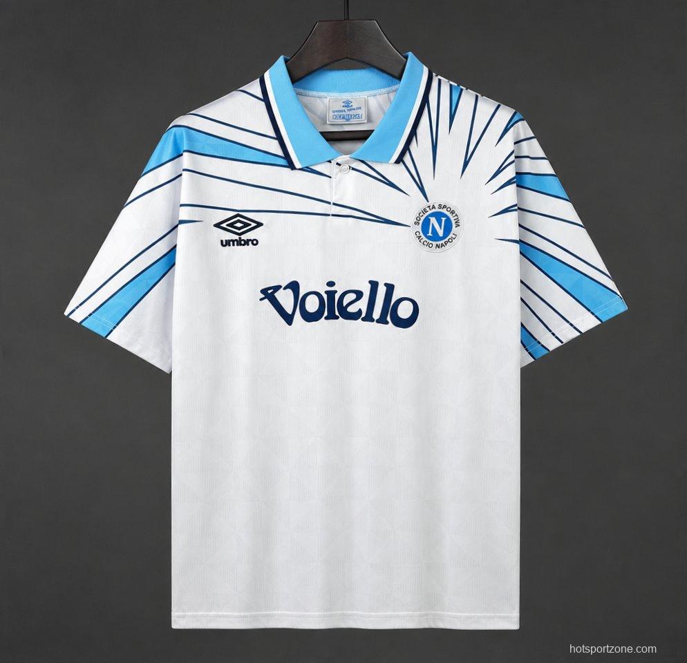 Retro 91/92 Napoli Away Jersey