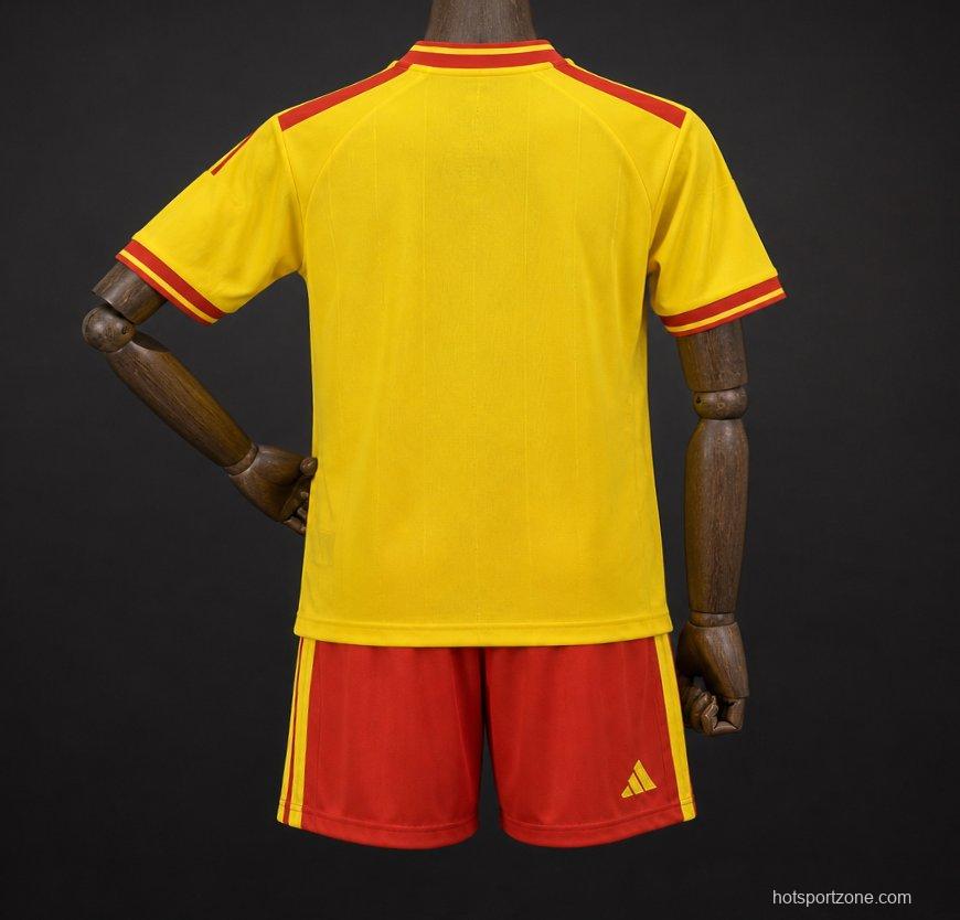 2026/27 RC Lens Yellow with Red Stripe Home Jersey