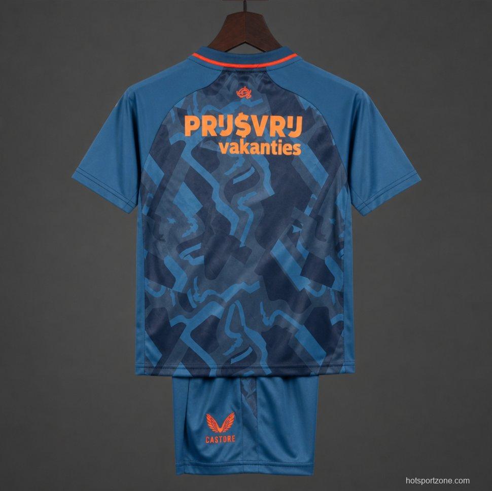 26/27 Kids Feyenoord Rotterdam Training Navy Blue Jersey