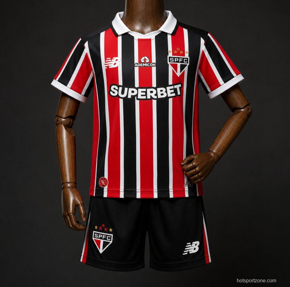 26/27 Kids Sao Paulo Away Jersey