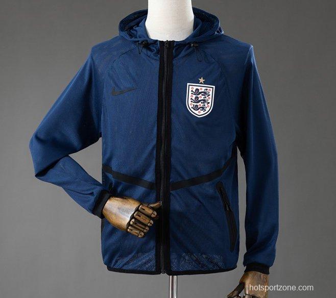 2026 England Men's Football Anthem Jacket - Blue