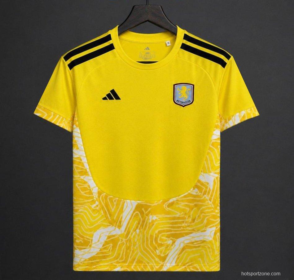 26/27 Mens Aston Villa Goalkeeper Yellow Jersey