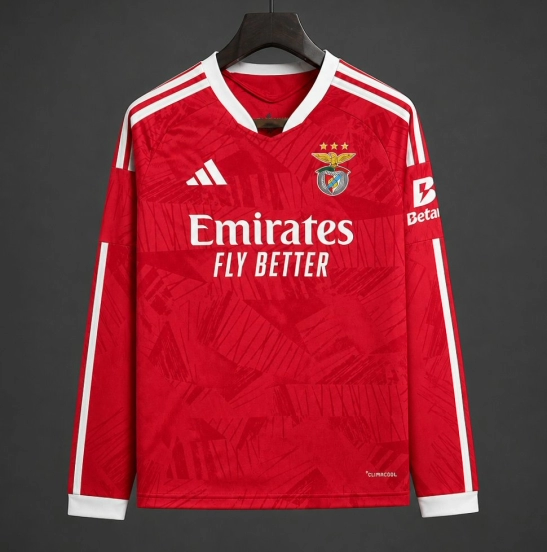 26/27 Benfica Home Long Sleeve Jersey