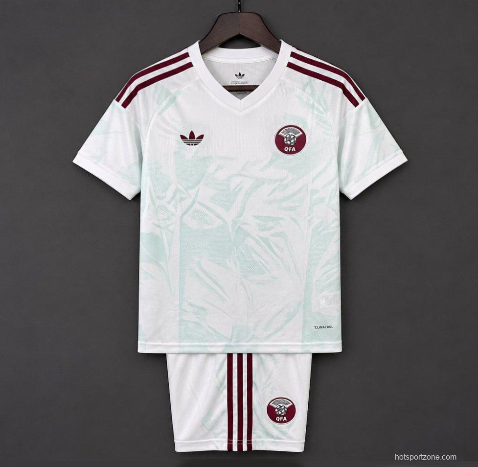 2026 Kids Qatar Away  Jersey
