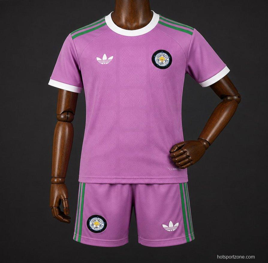 2627 Kids Leeds United Away Purple Jersey