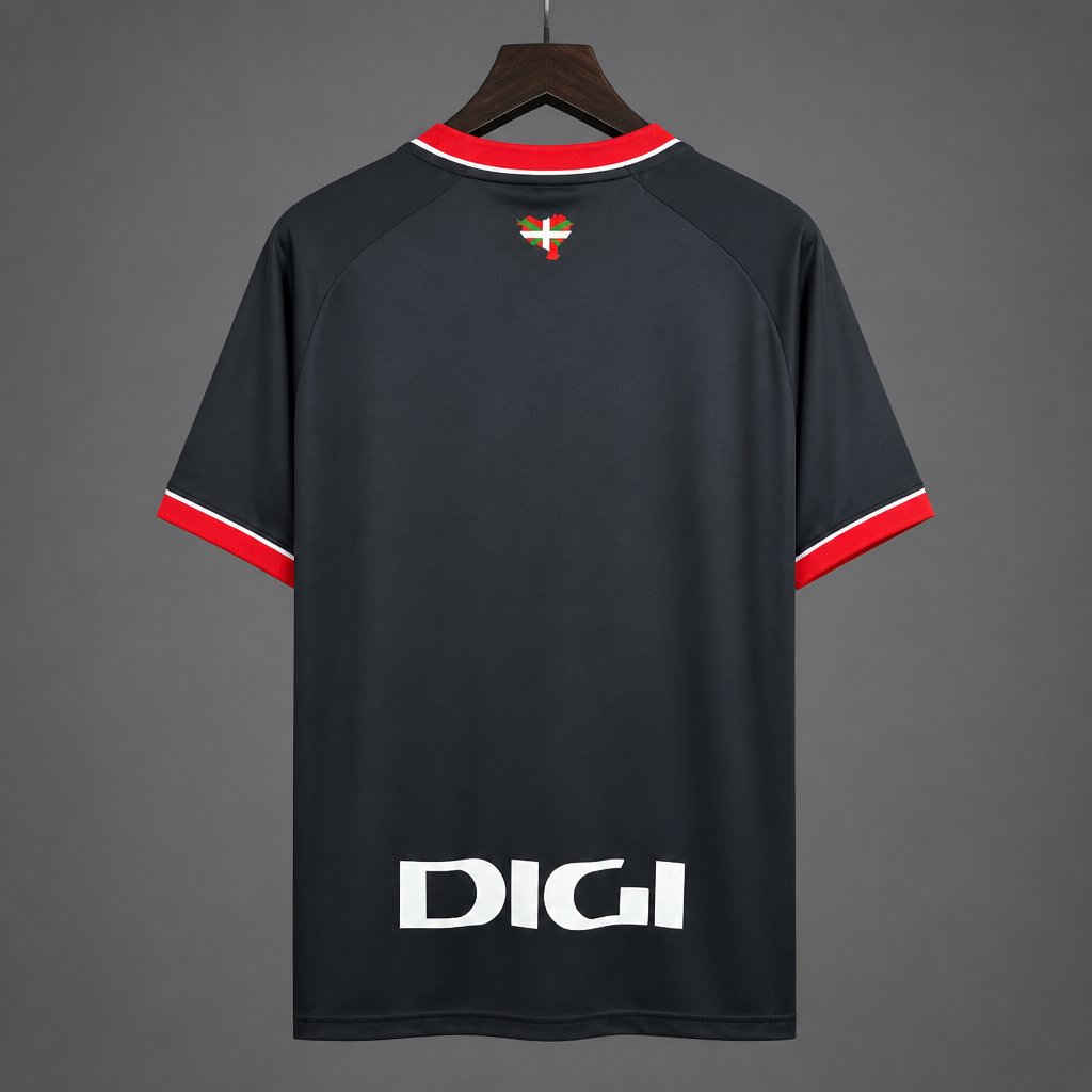 26/27 Athletic Club Bilbao Black Away Jersey