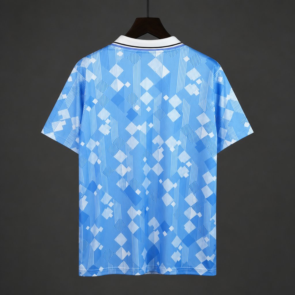 Retro 95/96 Celta de Vigo Light Blue with Diamond Pattern Home Jersey