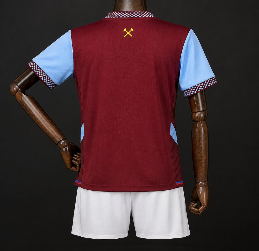 Kids 26/27 West Ham United Claret & Blue Home Jersey Kit